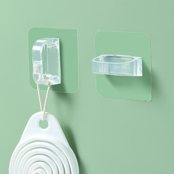 2Pcs/4Pcs Circle Hooks Ring Sticky Hooks LUKKET HENGERING Closed Hanging Ring