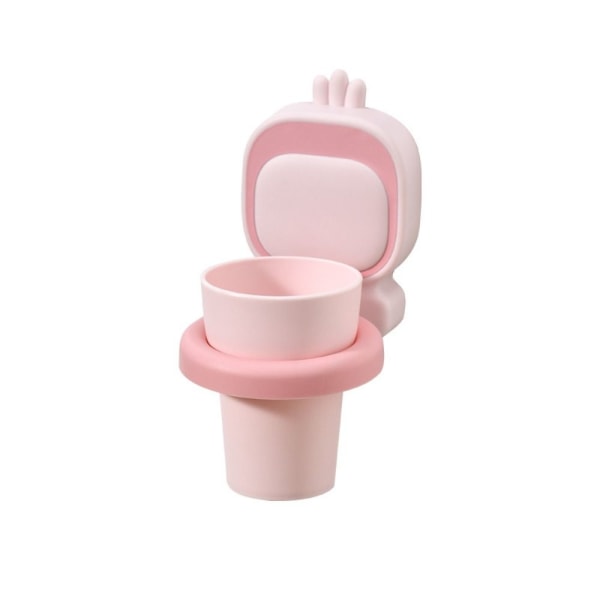 Tecknad munvattenkopp för barn Tvätt tandborstekopp ROSA pink
