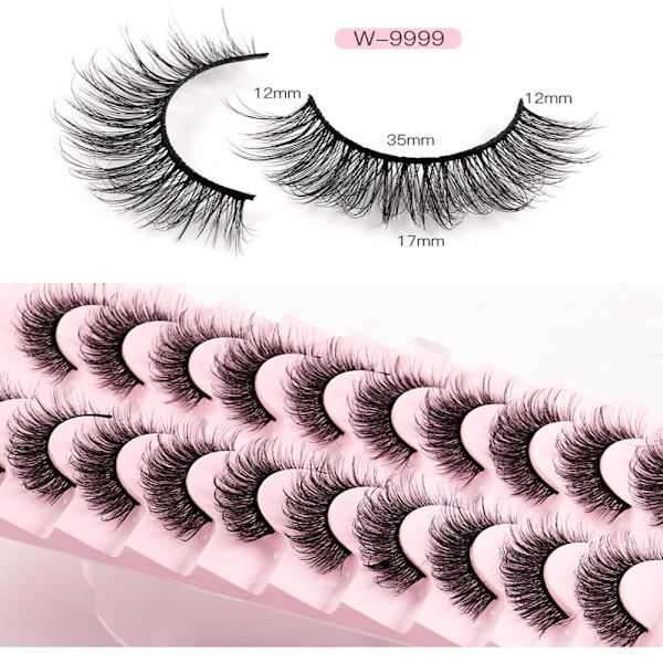 Falske øyevipper Eye Lash Extension 3 3 3