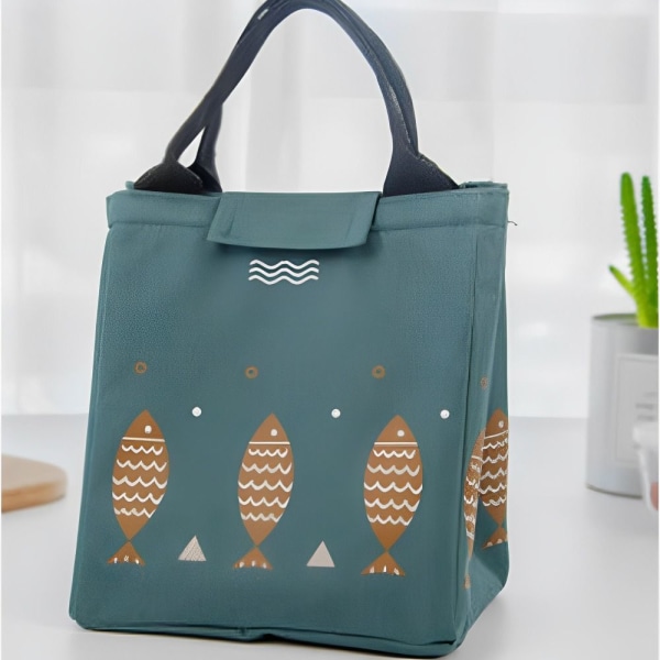 Tote Lunch Bag Picknick Lunch Bags GREEN Green