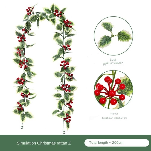 Juldekorationer för vinrankor Blommor E E E