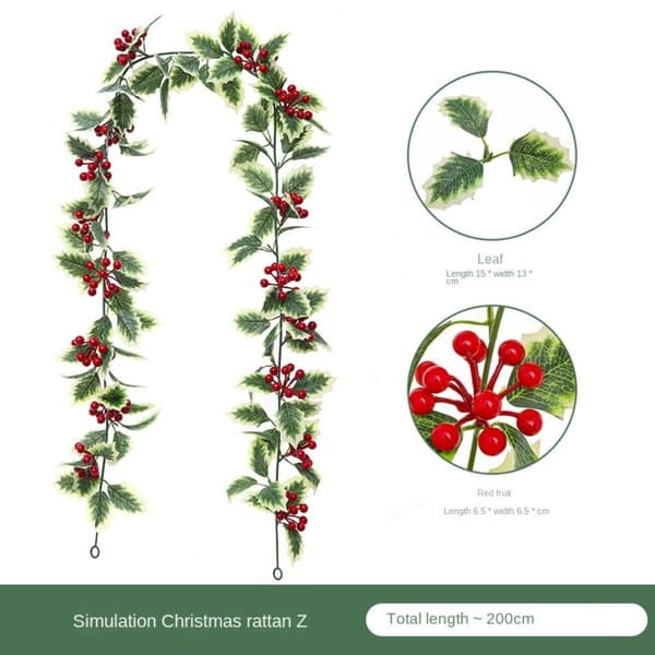 Juleblomster vinranker Blomster C C C