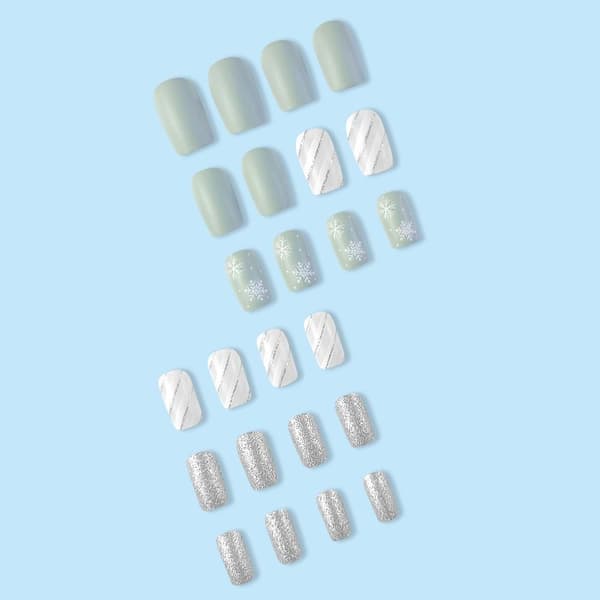 Jul franske falske negle False Nail 2 2 2