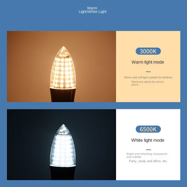 LED Majs Pærer Majs Lampe 10.9W-E17VARMT LYS VARMT LYS 10.9W-E17Warm Light