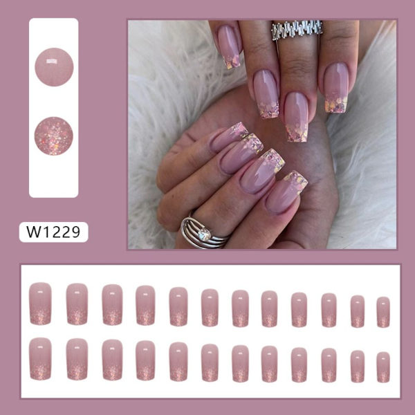 Falska naglar Fake Nials W1226 W1226 W1226