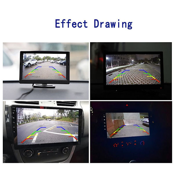 Auton peruutuskamera Auto Parking Camera SINGLE CAMERA SINGLE Single camera