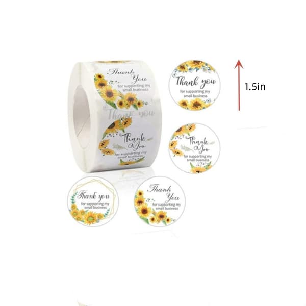 2 rullaa Kiitostarrat Tarrat Rullasuljetustarrat 2pcs