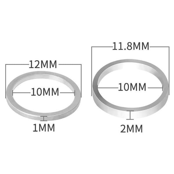 10st Kedjehjulsskruvar Bricka Packningsring 2MM 2mm