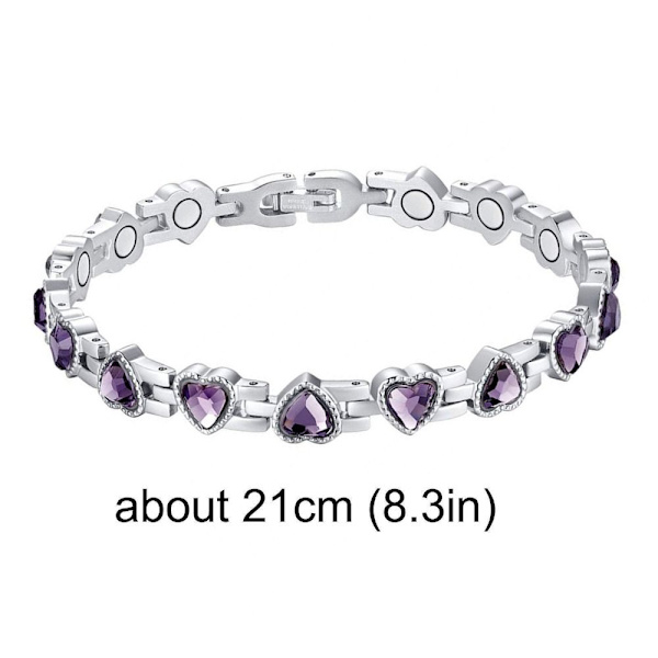 Magneettiset rannerenkaat Menopause Reliving Rannekoru PURPURA purple