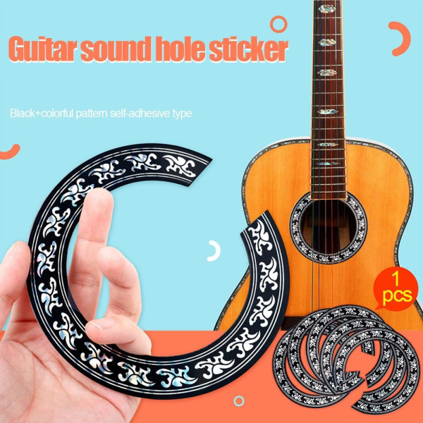 Sound Hole Decal Guitar Tarra 92MM 92MM