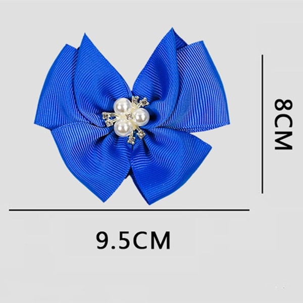 2kpl kenkäklipsi Kiiltävät koristeklipsit SININEN blue