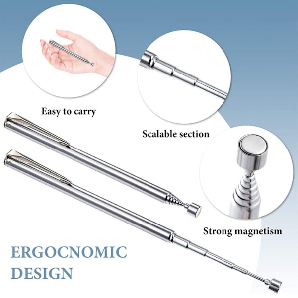 Pick Up Rod Magnetisk Opsamlings Pen SORT