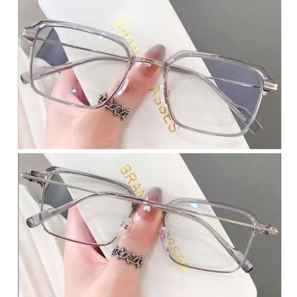 Optisk brillestel Eyewear SORT&SØLV black&silver