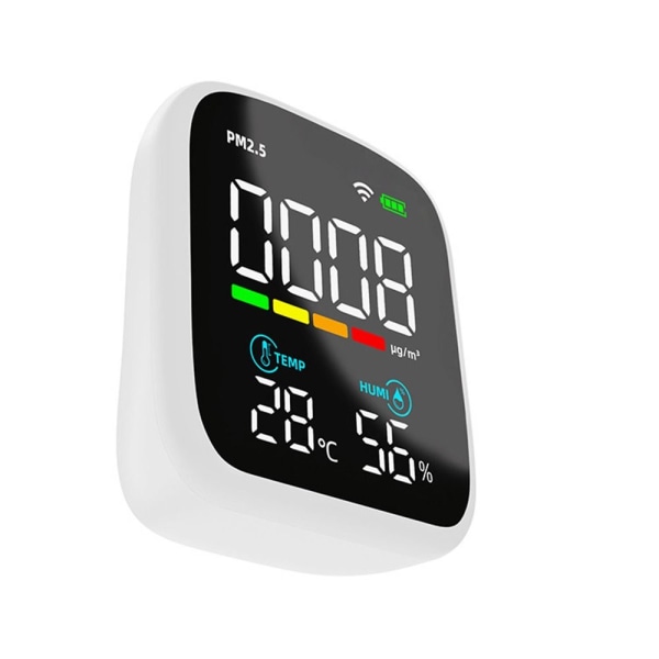 PM2.5 Monitor WiFi Luftkvalitetsdetektor Temperatur Fugtighed