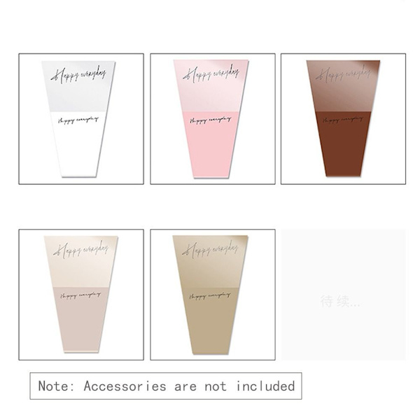 20/30 STK Rose Packing Sleeve Bag Buket Pakkepose KAFFE Coffee Multiple-Multiple