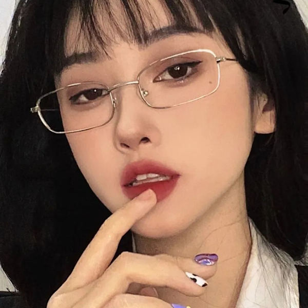 Japanske Harajuku Briller Anti-blå Briller SORT black