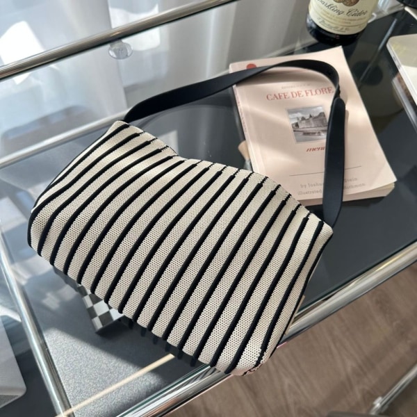 Kudottu laukku Crossbody Bag SININEN blue