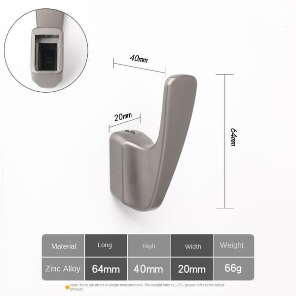 4 kpl Viittakoukku Takkikoukku GREY GREY Grey