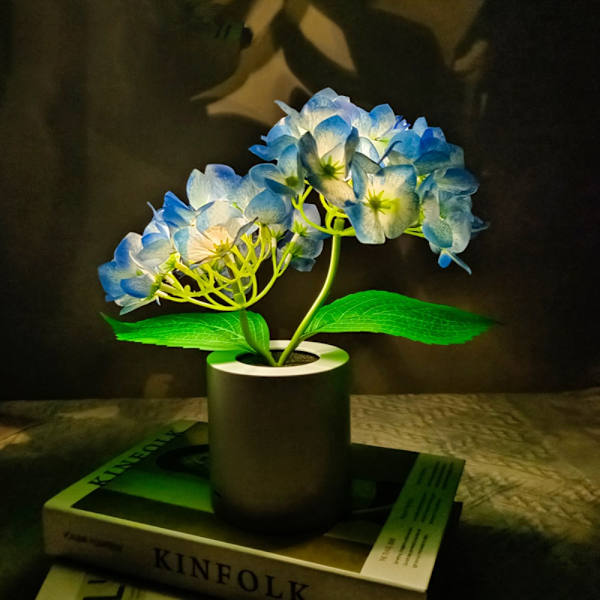 Led Hydrangea Flower Lamp Pöytälamppu VALKOINEN 2 2 white 2-2