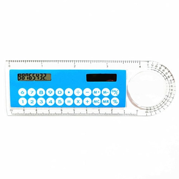 Kalkulator Linjal Solenergi Kalkulator BLÅ Blue