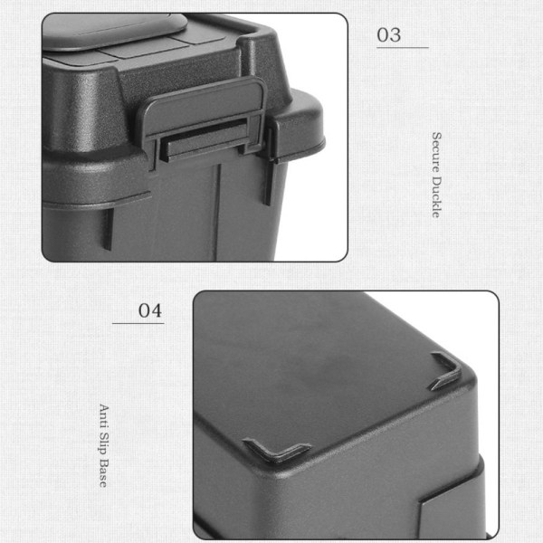 Opbevaringsboks Papir Tissue Case SORT black