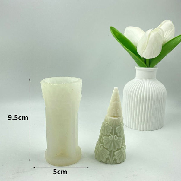 Lys Silikoneform Kageharpiksform 04 04 04