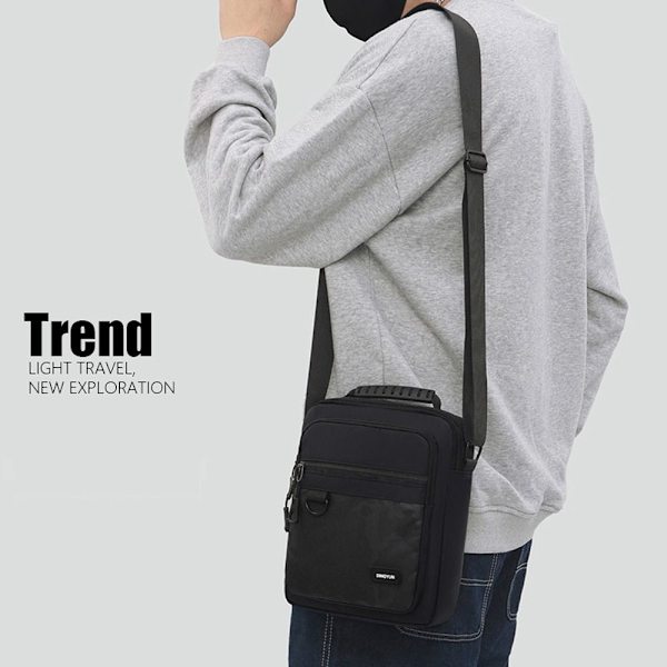 Messenger Bag Travel Crossbody Väskor GRÅ grey