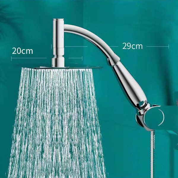 Rainfall Shower Head Suihkupään jatke 8INCHSQUARE SQUARE 8inchSquare