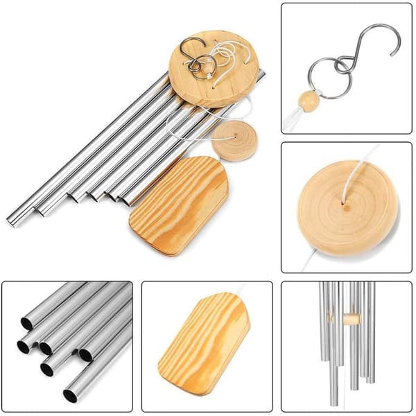 Wind Chimes Artware kodin sisustus Silver