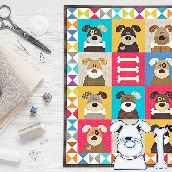 Loyalty Puppy Template Set Tikkausstensiilit M M