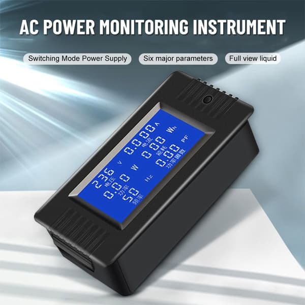 Digital Spænding Energi Meter Voltmeter 5A 5A 5A