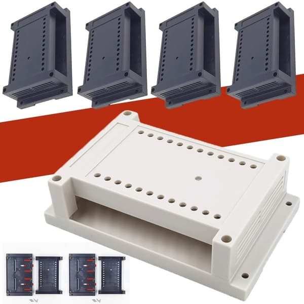 Elektronisk Project Box Vandtæt Cover Project SORT Black