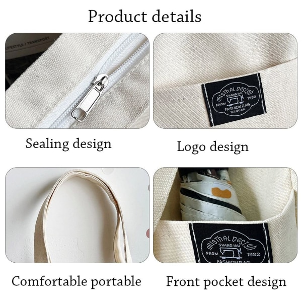 Tote Bag Håndveske BEIGE Beige