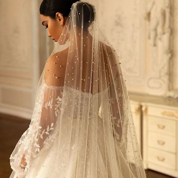 Bridal Veil 1 Taso VALKOINEN 100cm White 100CM