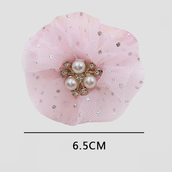 2st Skoklämma Blanka dekorativa klämmor ROSA pink