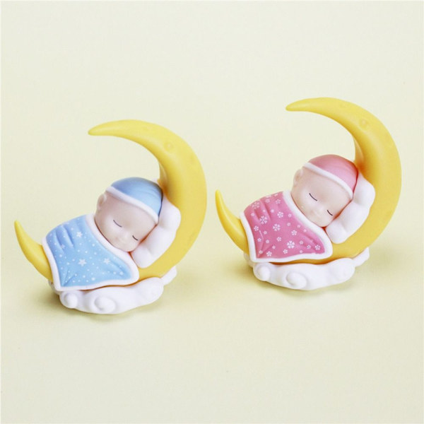 Baby Moon Dolls Moon Ornament ROSA Pink