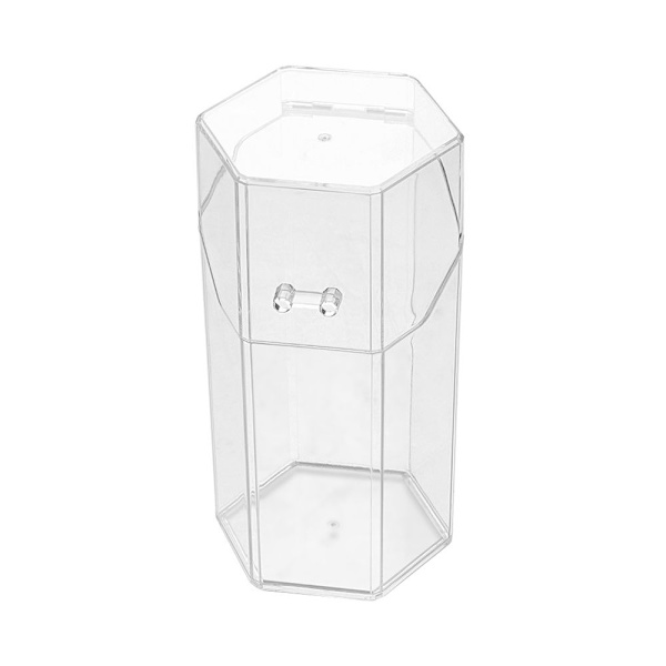 Makeup Børsteholder Kosmetik Holder HEXAGONAL KASSE HEXAGONAL KASSE Hexagonal box