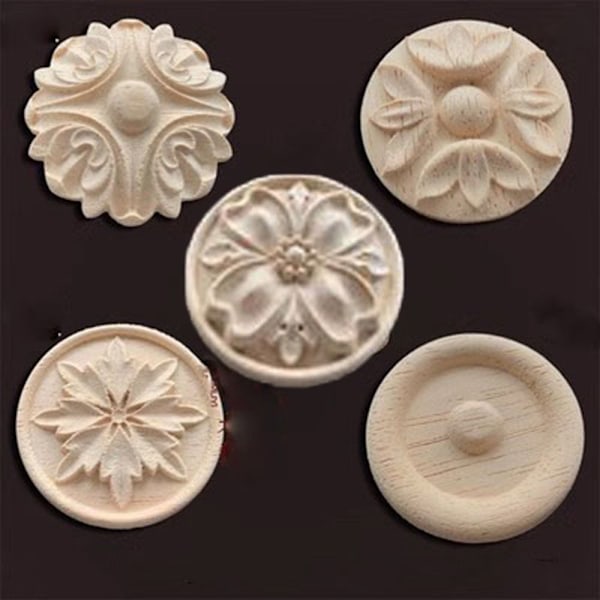 Trä snidade hantverk träfigurer hantverk 4CM3 3 4CM3