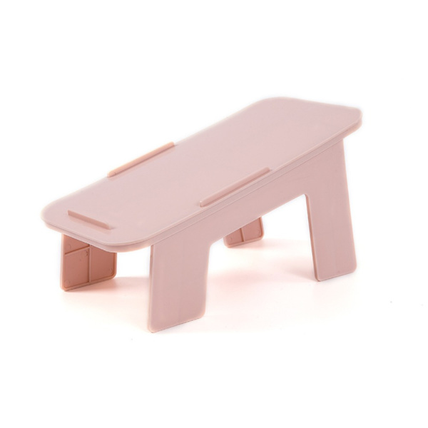 Skoopbevaringsstativ Sammenklappelig skoholder PINK Pink