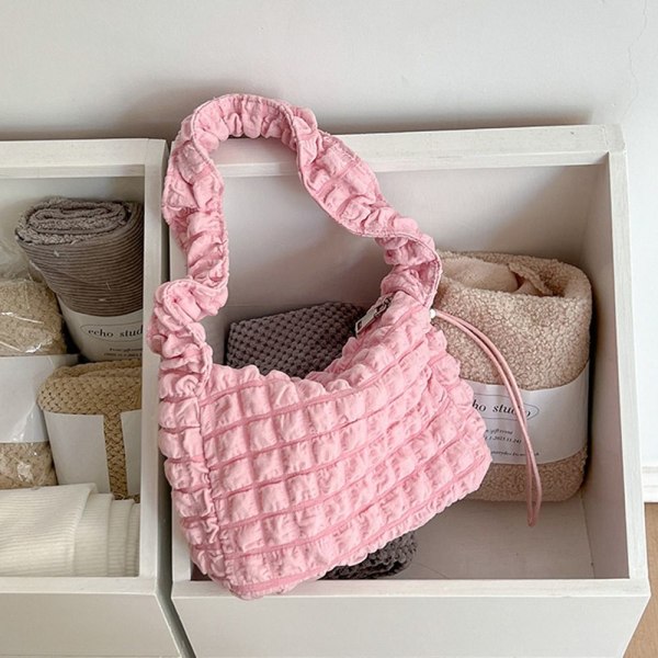 Cloud Bag Plisséveske ROSA Pink