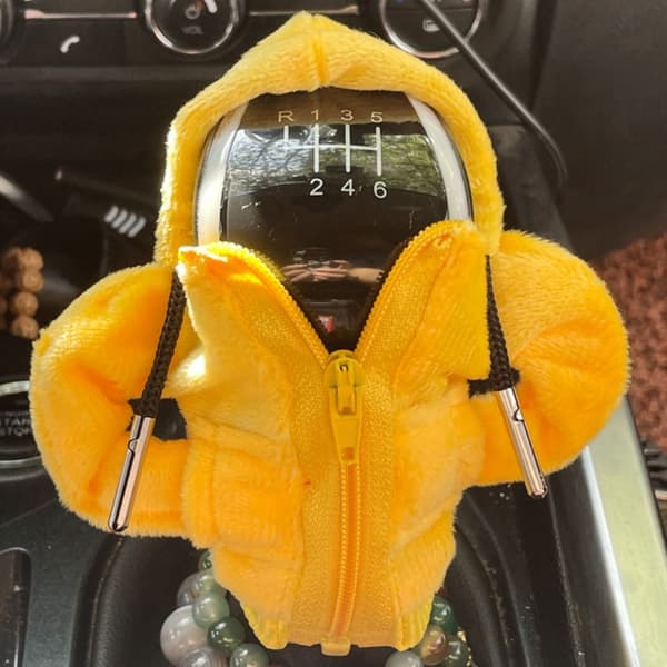 Gear Shift Knob Hettegenser Knop Hettegenser Sweatshirt BLÅ blue