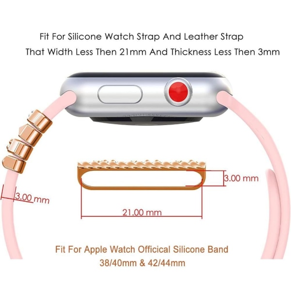 Watch Band Ornament Dekorativ Ring GRÖN green