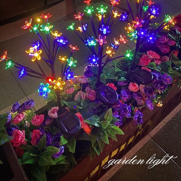 Solar Flowers Light Fairy String Lights HERRY BLOSSOMS