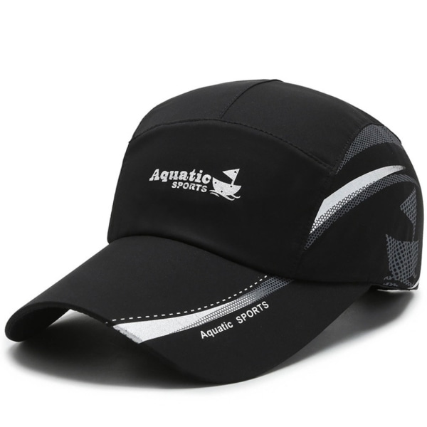 Qucik Dry Baseball Caps Golf Fishing Cap SORT black