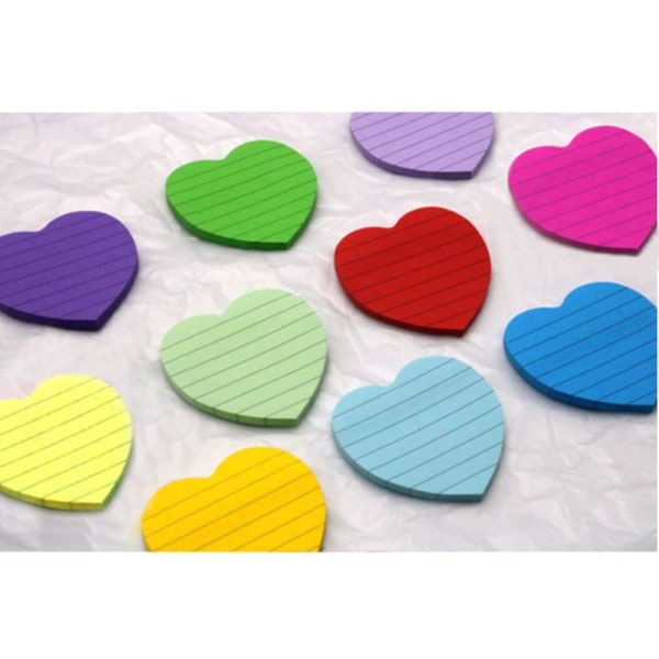 10 Pads Sticky Notes Lys farge Sticky Notes Selvklebende