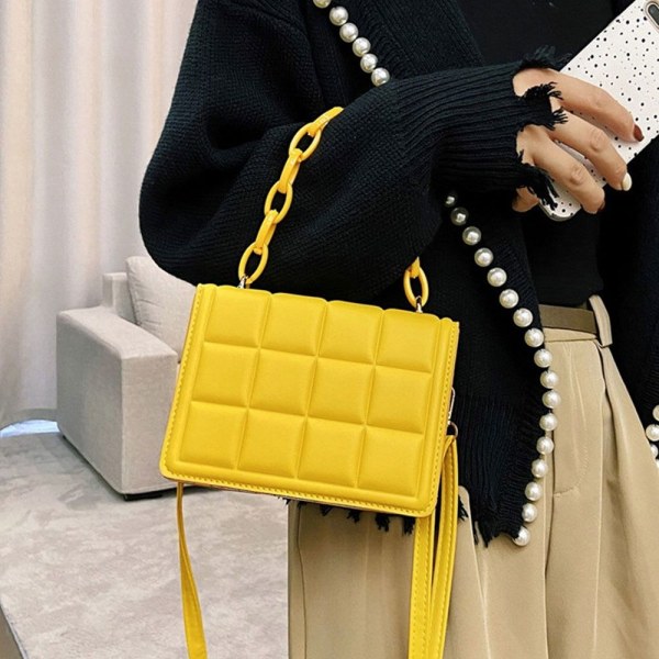 Präglad Crossbody-väska Mini-väskor och handväskor blå