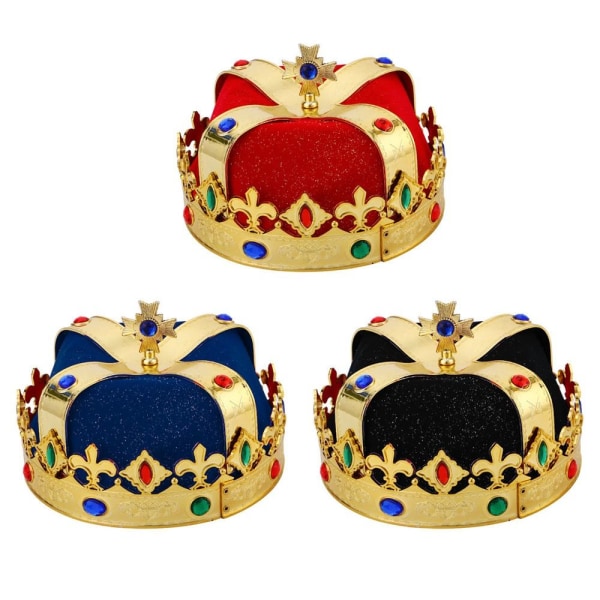 Crown Hat King Hat SVART Black