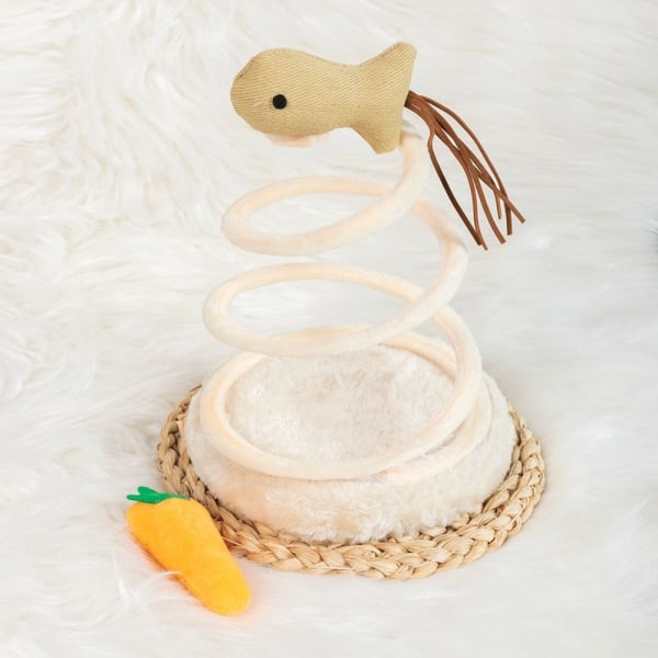 Cat Toy Spring Plate Spiral Tease Cat Toy BALL BALL Ball