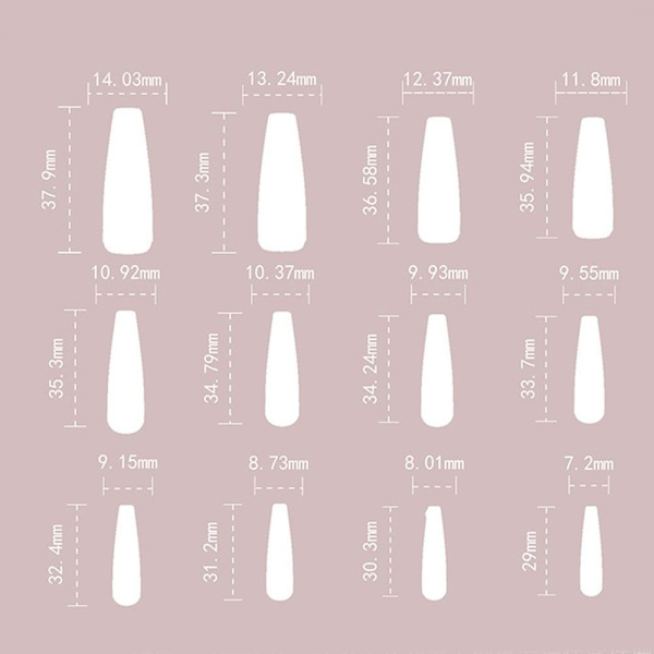Falska naglar Fake Nails JP2874 JP2874 JP2874
