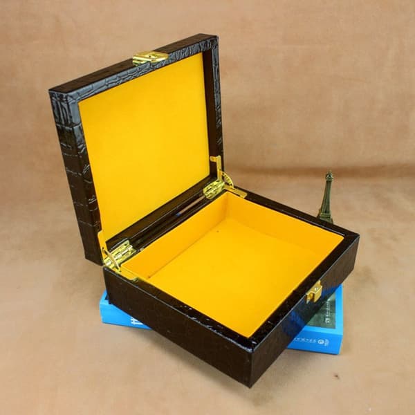 Packbox Läderbox Smyckeskrin